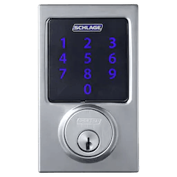 8schlage_connect-smart-deadbolt-with-century-trim-z-wave-plus-enabled_satin-chrome_front